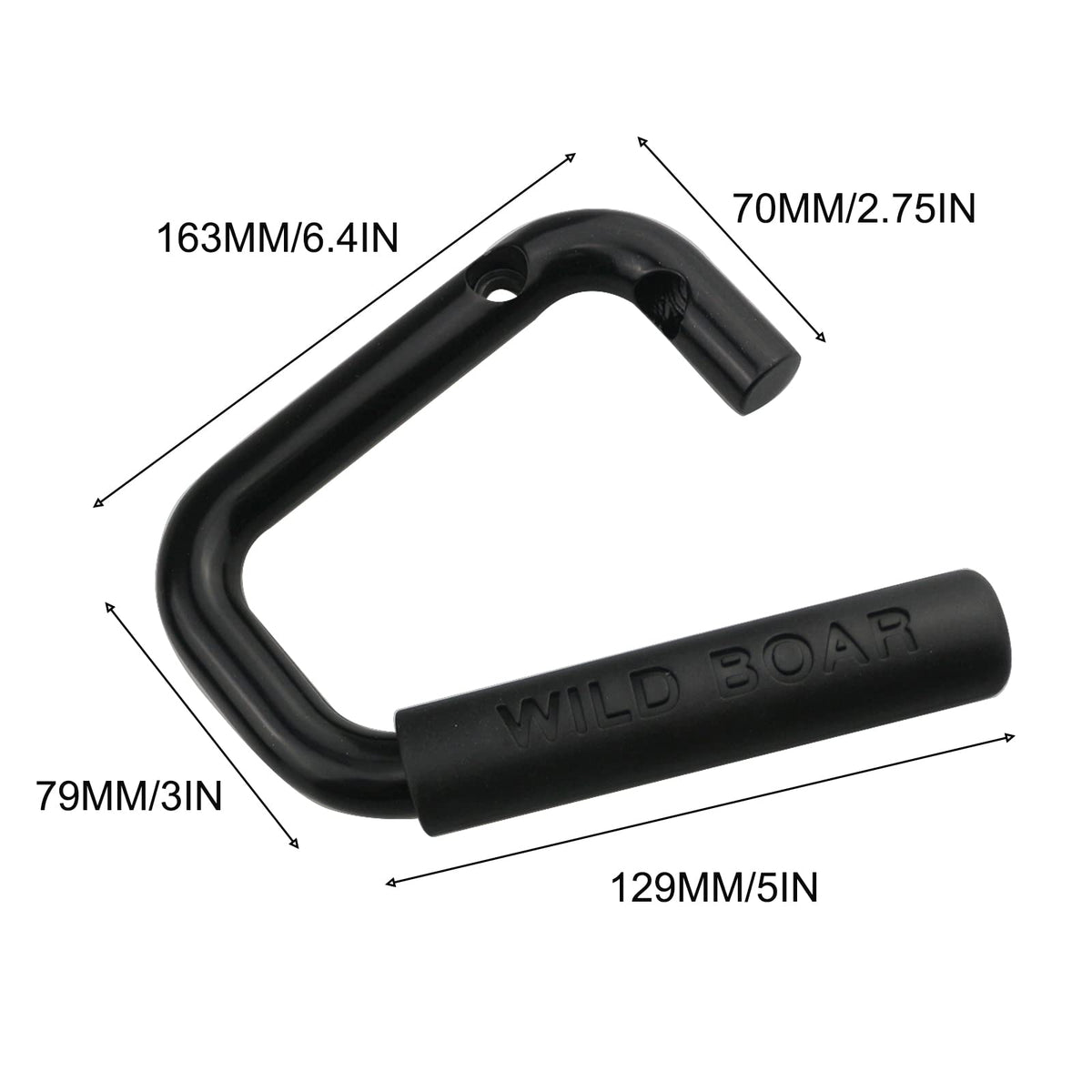 caqeg grab handles mounted driver side demonstrating secure fit and passenger support