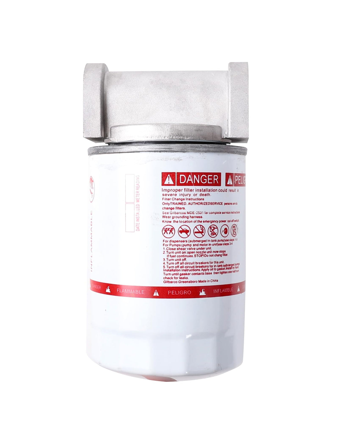 caqeg installation with ptfe tape on threads ensuring leak‑proof seals