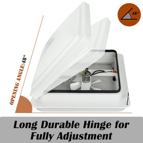 caqeg installed on RV roof demonstrates protective coverage while traveling