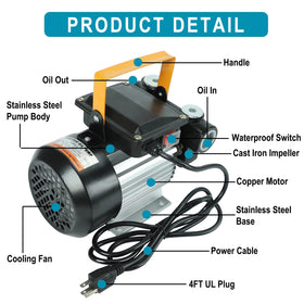 caqeg suction and discharge hoses connected demonstrating easy fuel transfer