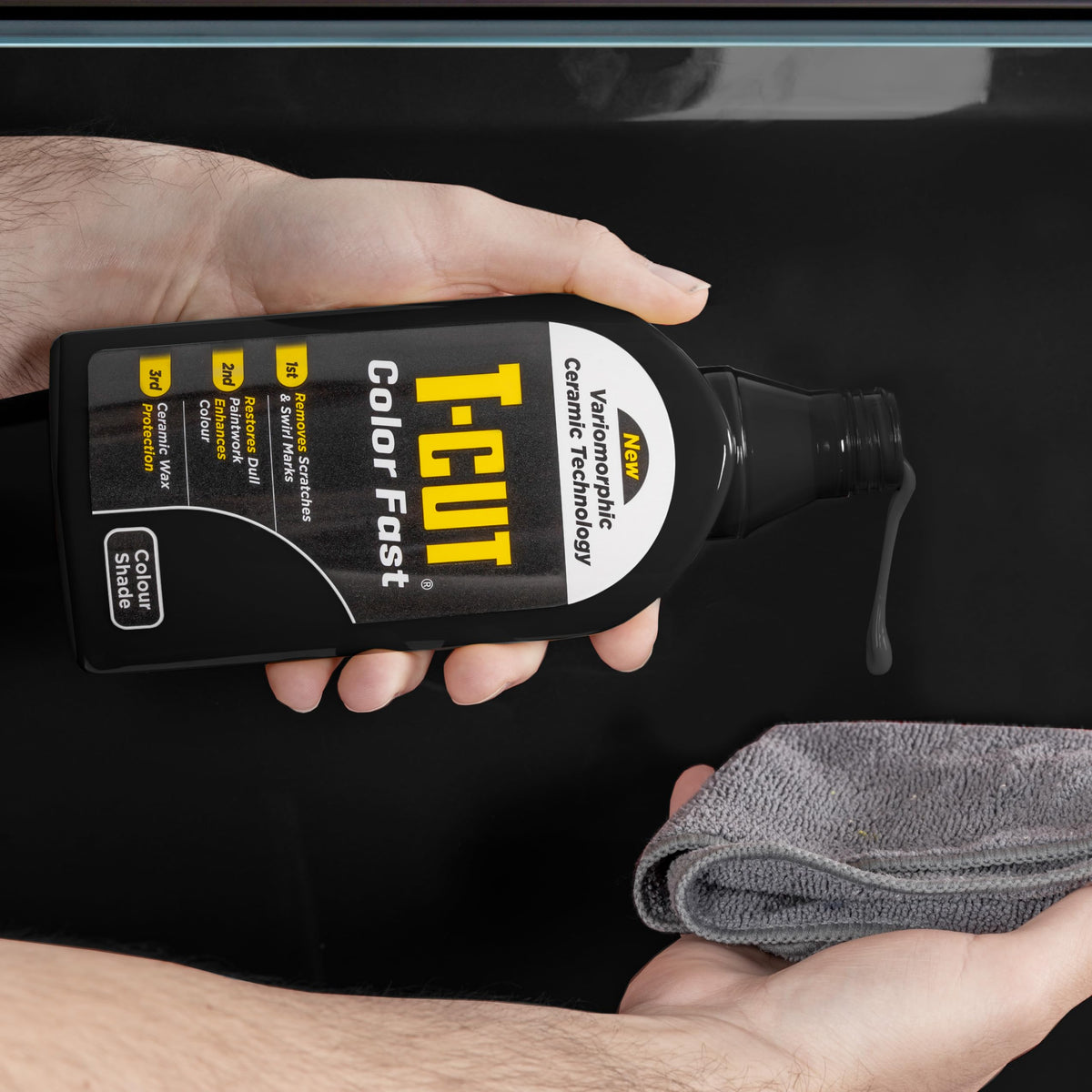 Car Gods close-up paste texture showing smooth spread and easy polishing benefit