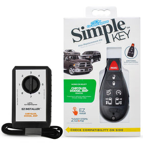 Car Keys Express front view of key fob showing button layout and easy replacement