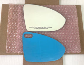 CAR MIRROR BAZAR close-up of full-size contoured adhesive for secure bond