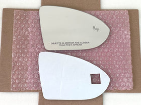 CAR MIRROR BAZAR contoured adhesive close-up illustrating easy installation benefit