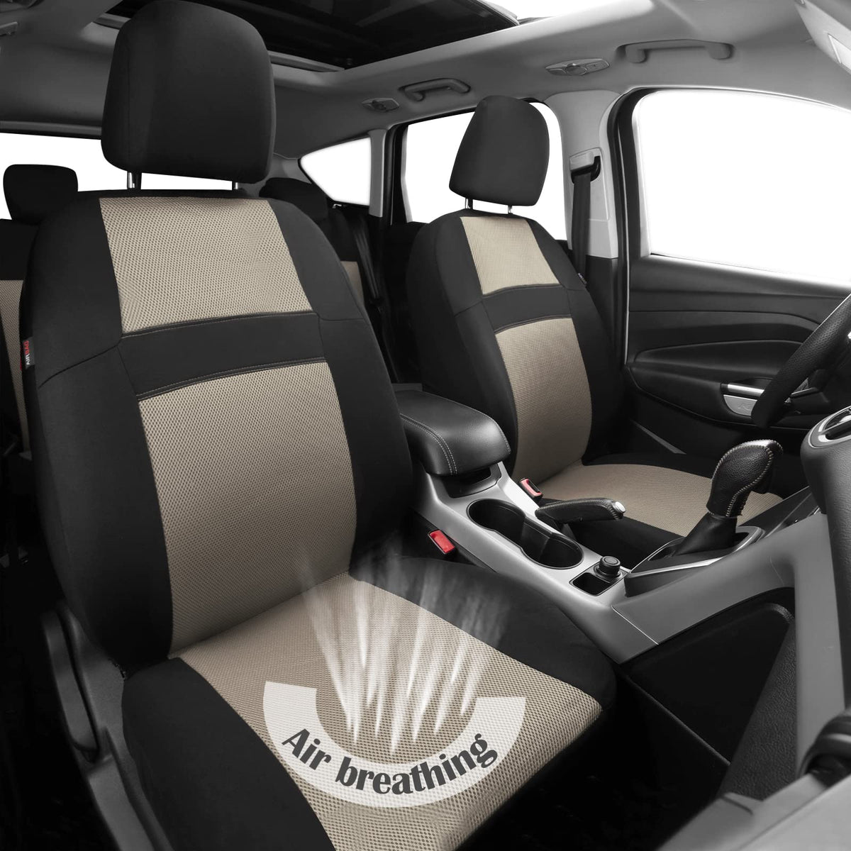 CAR PASS 3D air mesh close-up showing breathability and cooling benefit