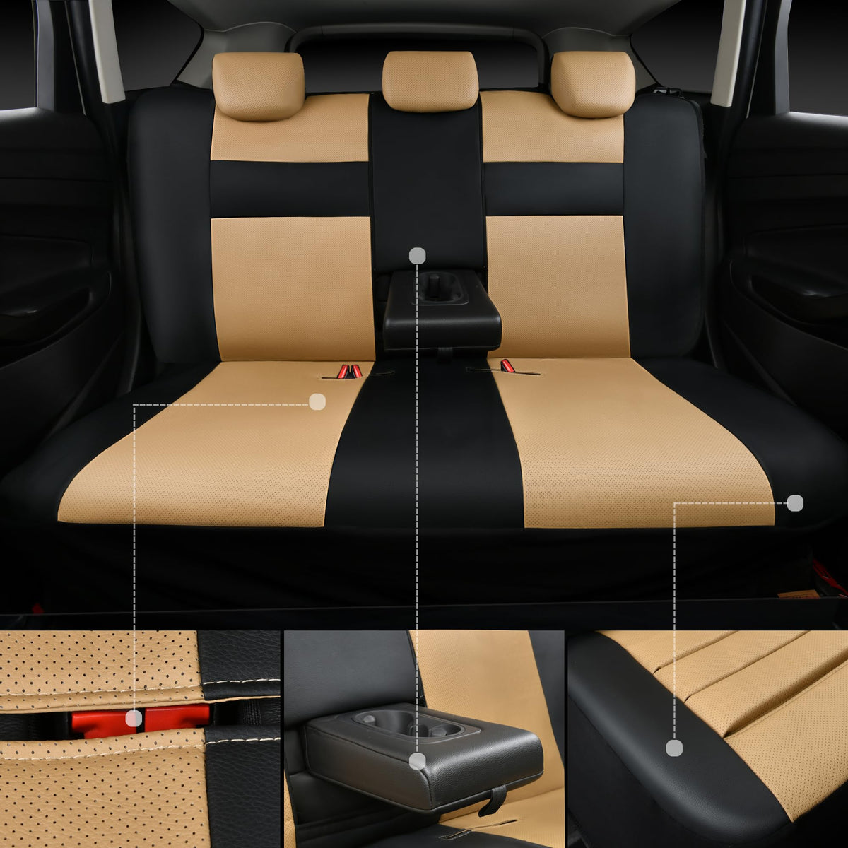 CAR PASS 3D foam back detail showing ergonomic support benefit