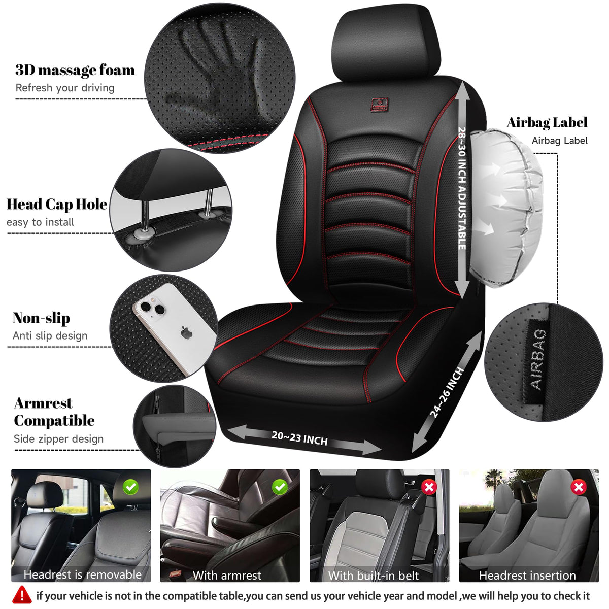 CAR PASS 3D foam padding side view showing added comfort benefit