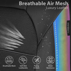 CAR PASS air-mesh backing detail demonstrating breathable airflow benefit