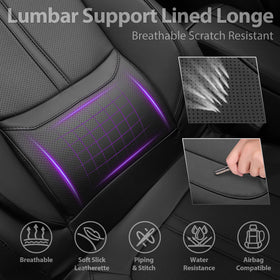 CAR PASS airbag compatibility seam highlighting safety-preserving deployment feature