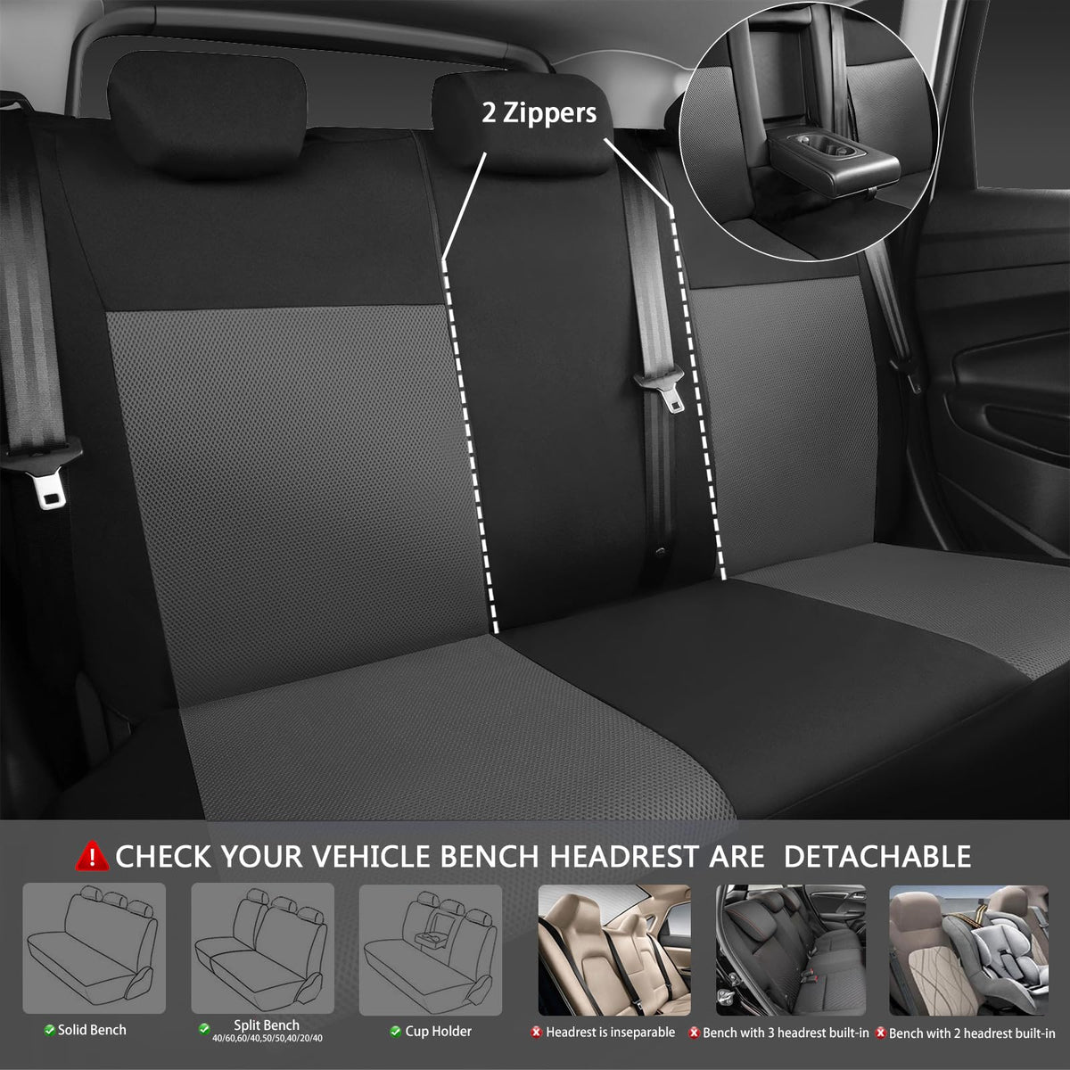 CAR PASS airbag cutout detail showing safe deployment compatibility