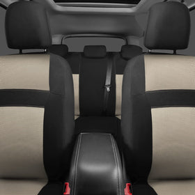 CAR PASS airbag seam detail showing safety-compatible deployment benefit