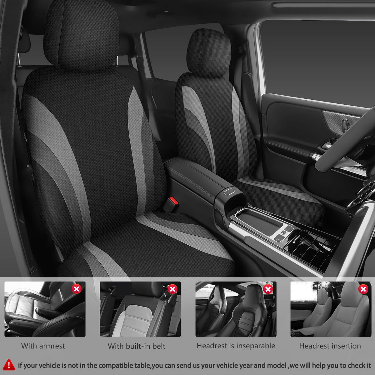 CAR PASS airbag stitching detail showing safe deployment compatibility