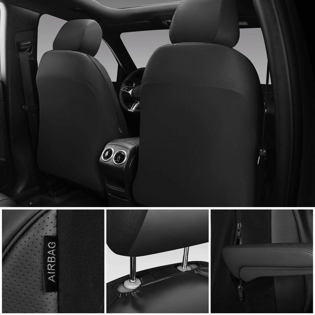 CAR PASS armrest and center console fit illustrating comfortable access and tidy look