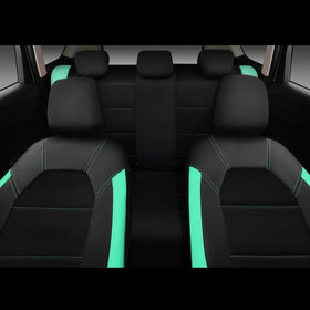CAR PASS rear bench installed demonstrating full-seat coverage and neat look