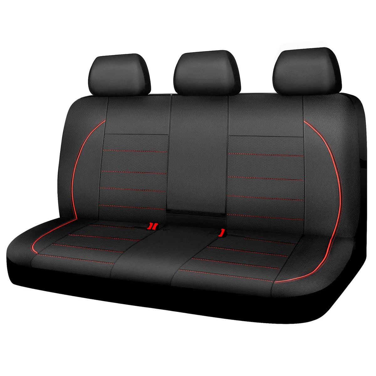 CAR PASS front view of rear seat cover showing full protection and sleek look