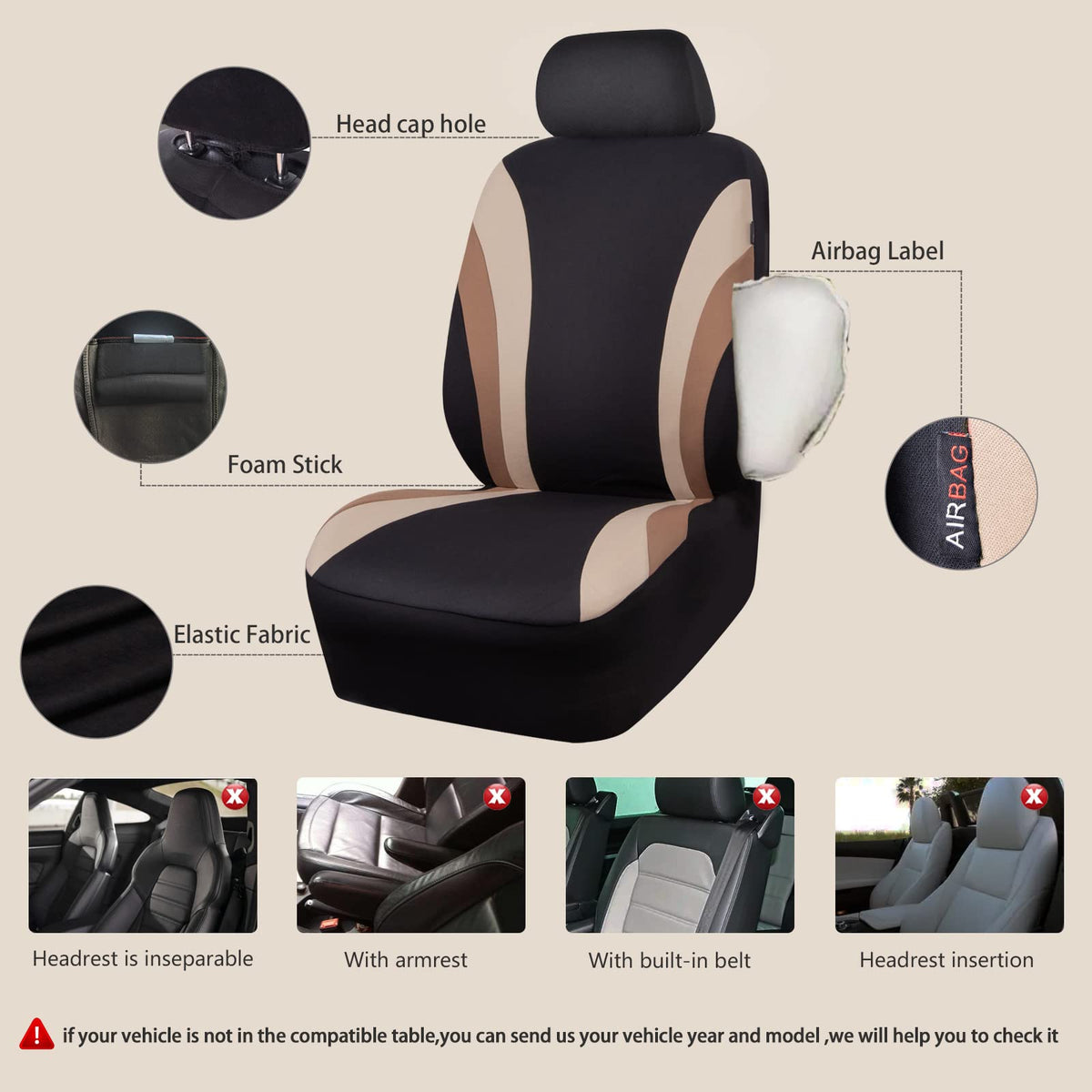 CAR PASS rear bench installed demonstrating full coverage and easy access