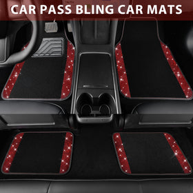 CAR PASS anti-slip backing underside showing nibbed grip for stability