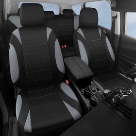 CAR PASS backseat covers installed across bench seat offering easy family protection