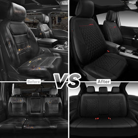 CAR PASS backseat installed showing split-fold compatibility and convenience
