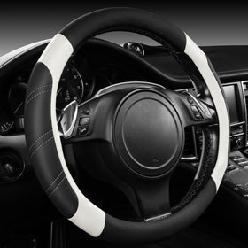 CAR PASS black and white design detail adding sporty aesthetic