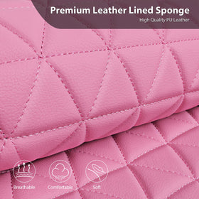 CAR PASS headrest cover detail highlighting removable and matching design