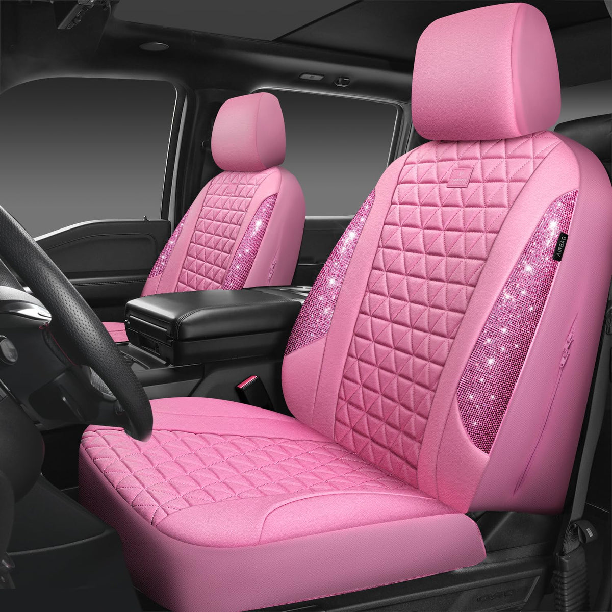 CAR PASS seat next to ruler showing scale and coverage of the set
