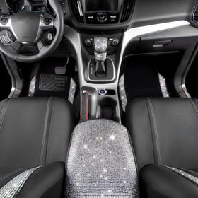 CAR PASS center console glitter pad fitted offering coordinated style and protection