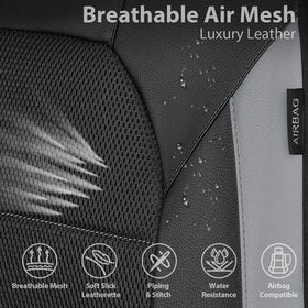 CAR PASS close-up leather texture highlighting breathable, wrinkle-resistant finish