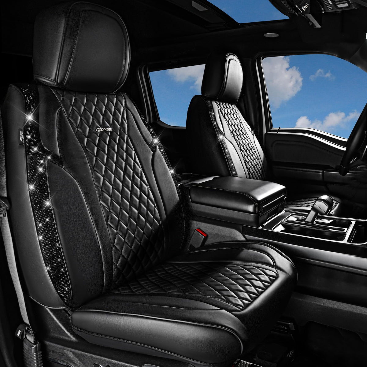 CAR PASS close-up of microfiber Nappa texture highlighting softness and durability