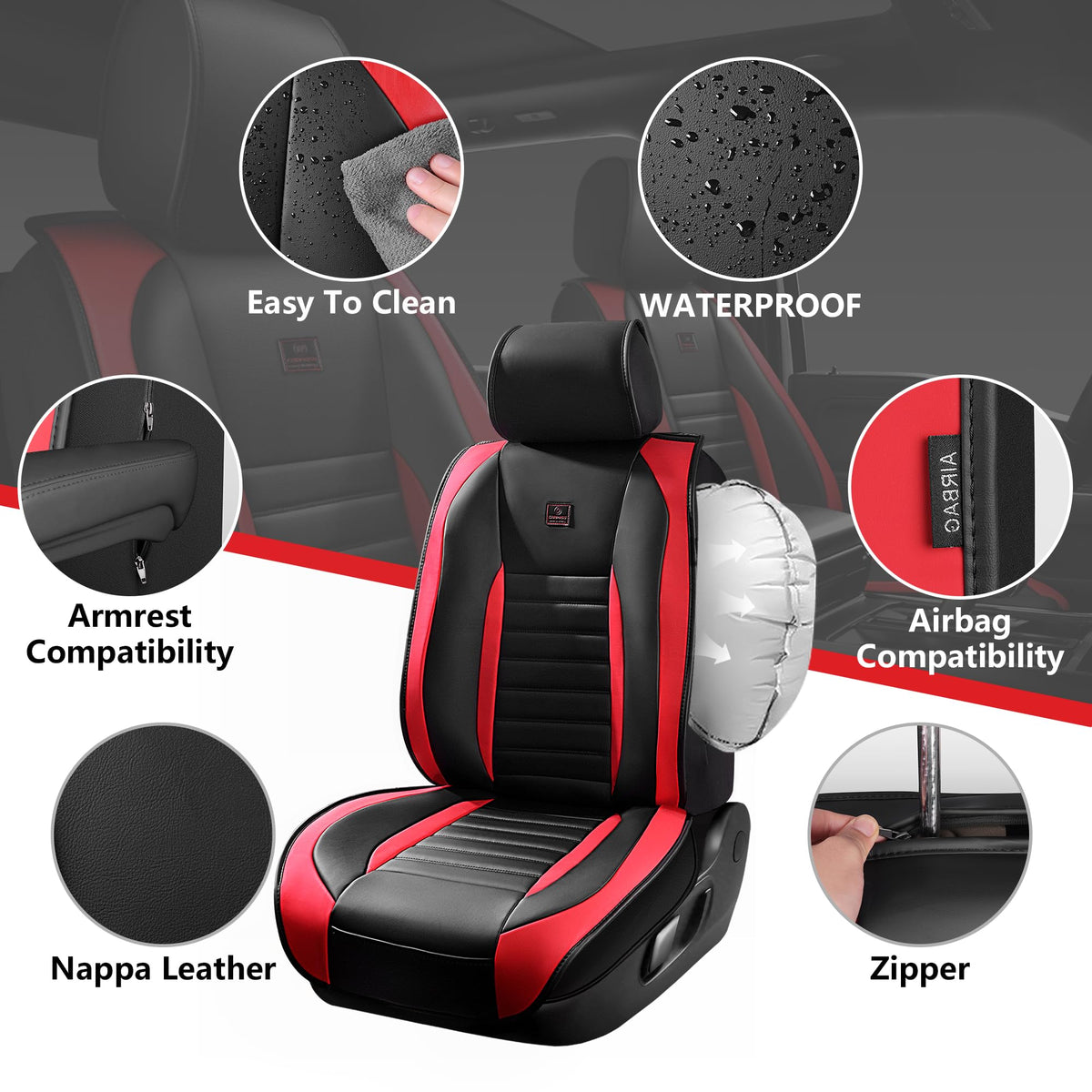 CAR PASS close-up of Nappa leather texture highlighting soft touch