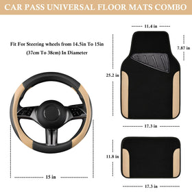 CAR PASS microfiber leather close-up showing soft texture for comfortable steering