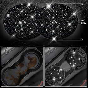 CAR PASS closeup rhinestones showing decorative shine and quality