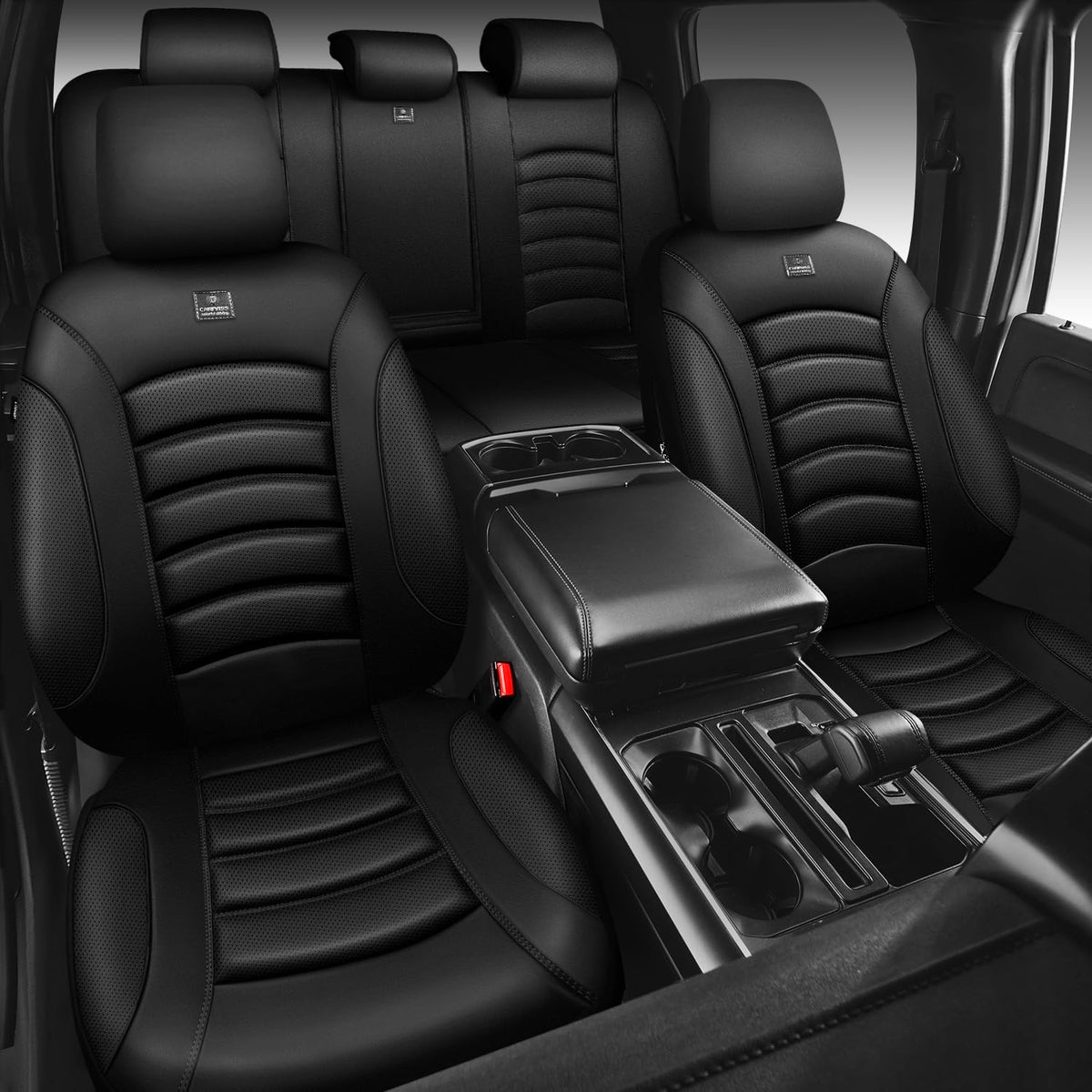 CAR PASS close-up diamond stitch texture highlighting premium appearance and durability