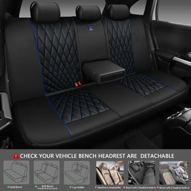CAR PASS close-up of diamond stitching texture highlighting premium finish