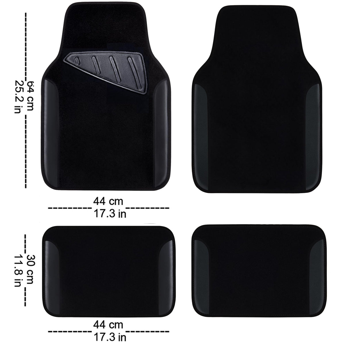 CAR PASS driver heel pad closeup highlighting reinforced wear protection