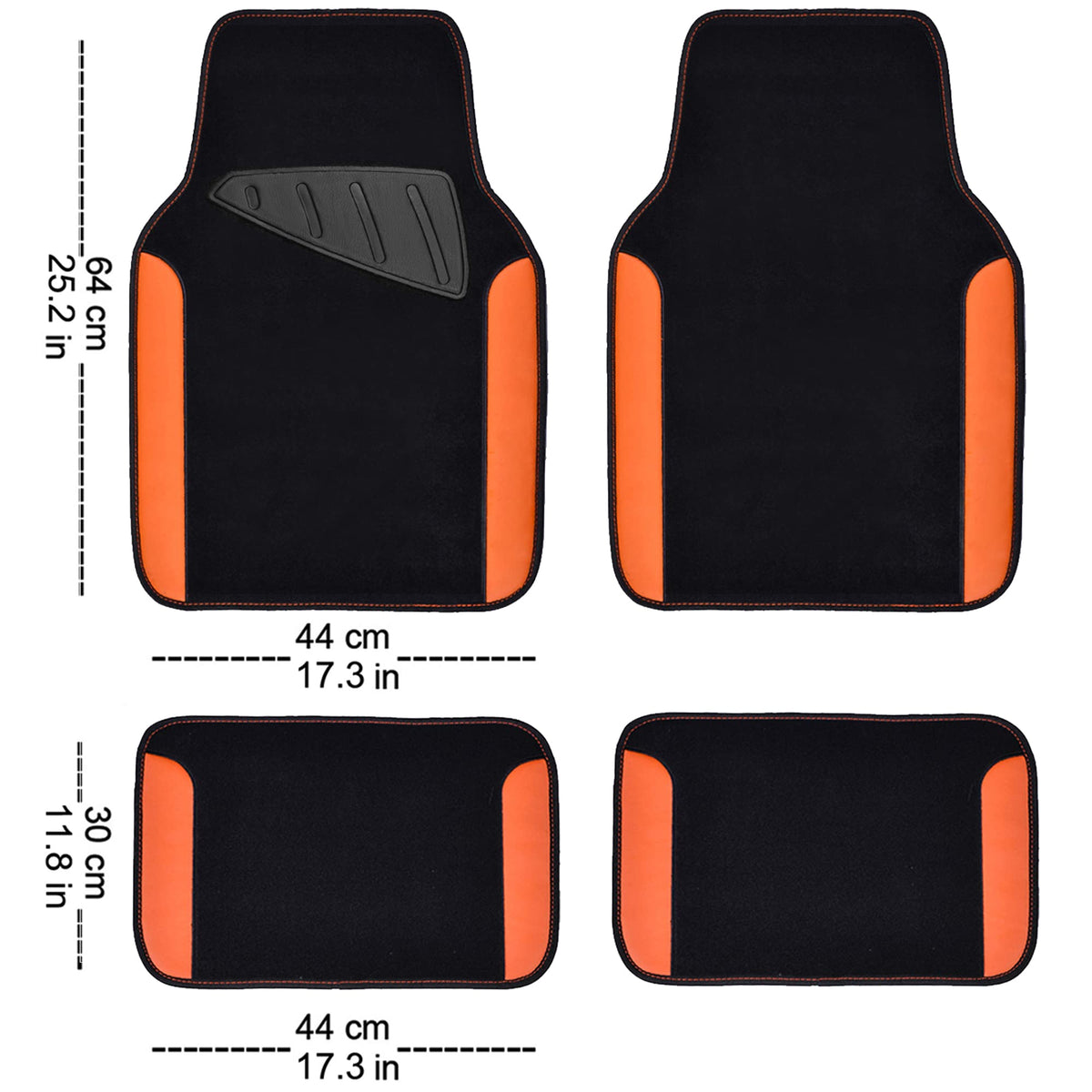 CAR PASS driver heel pad close-up highlighting reinforced durability