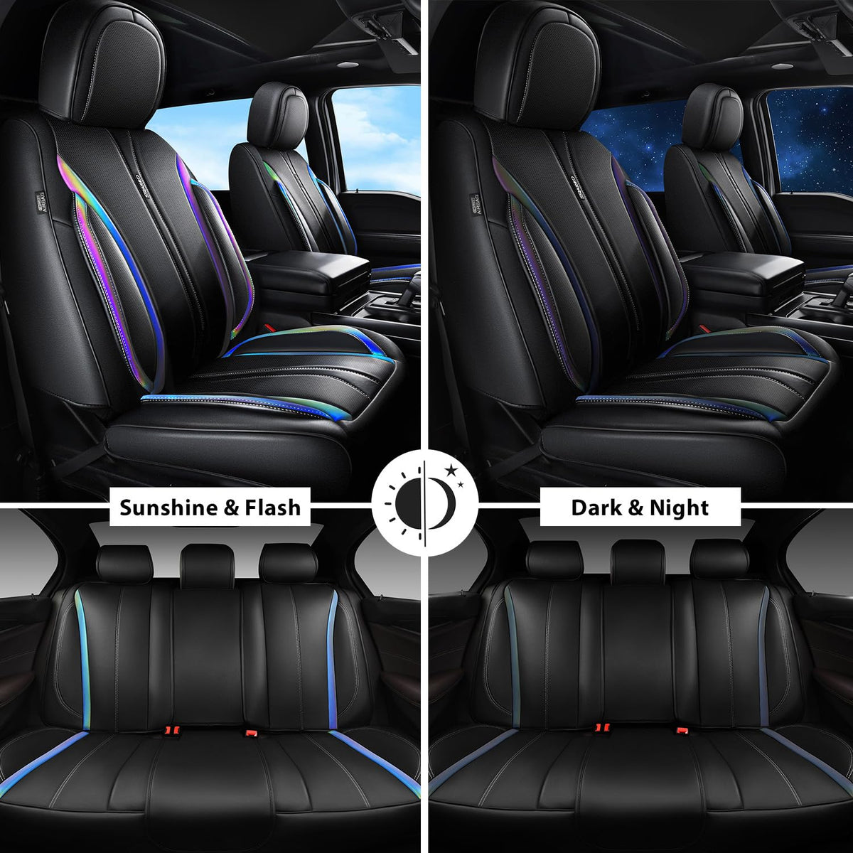 CAR PASS driver seat installed demonstrating anti-slip secure fit