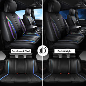 CAR PASS driver seat installed demonstrating anti-slip secure fit