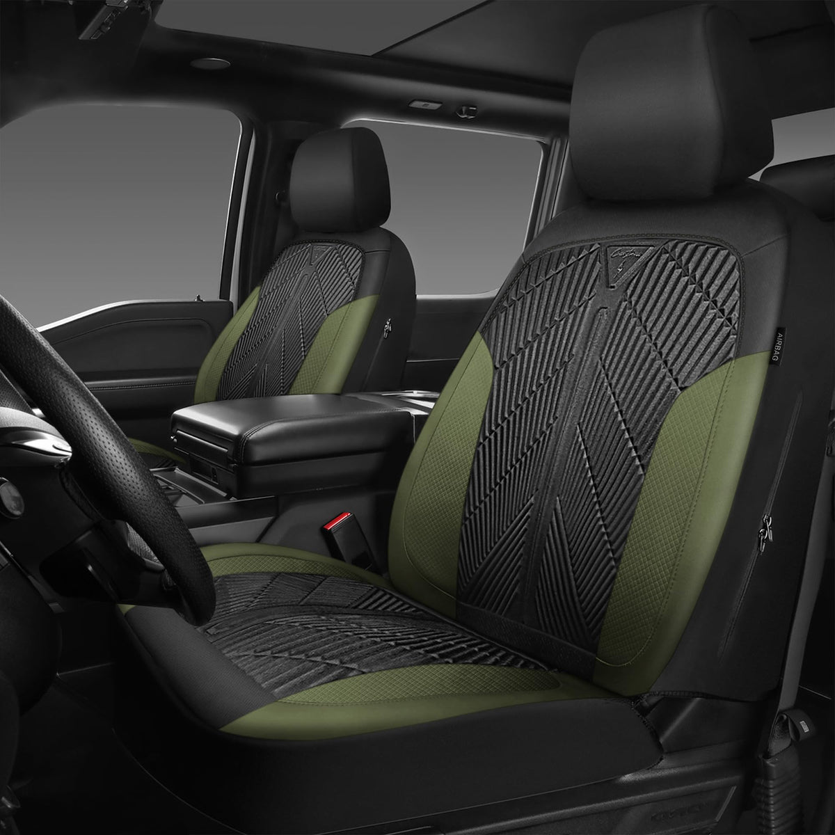CAR PASS close-up of embossed neoprene texture for style