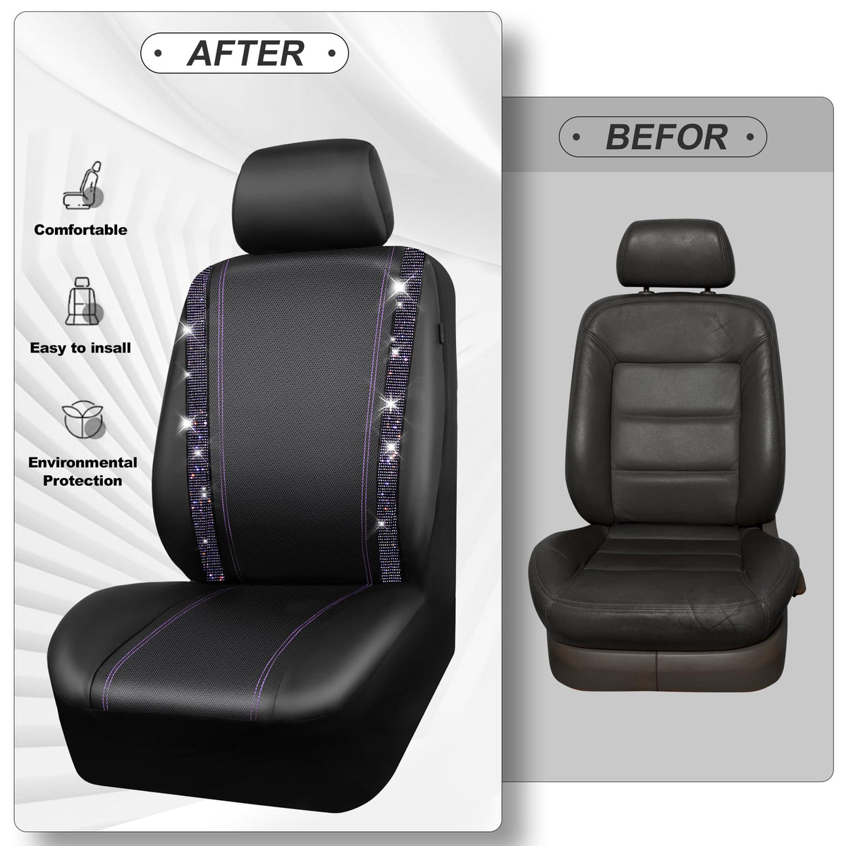 CAR PASS faux leather texture macro illustrating breathable durable surface