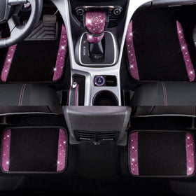 CAR PASS floor mat underside showing anti-slip nibs for stable placement