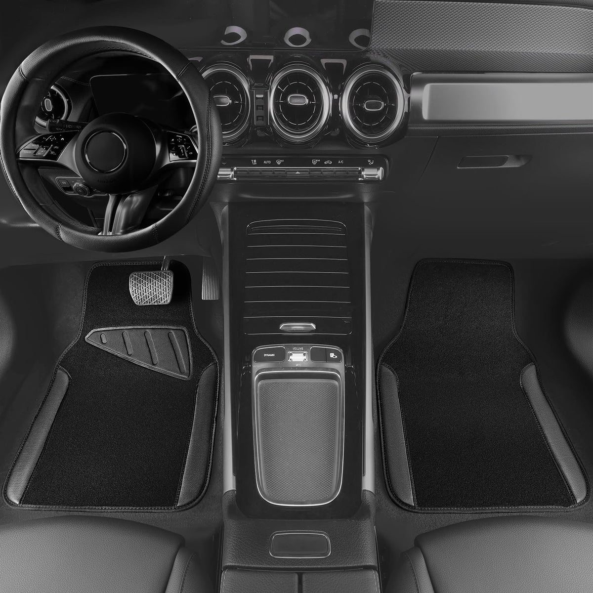 CAR PASS waterproof floor mats front and rear layout protecting cabin floors