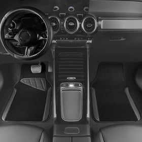 CAR PASS waterproof floor mats front and rear layout protecting cabin floors
