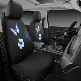 CAR PASS floor mats laid out, waterproof protection visible