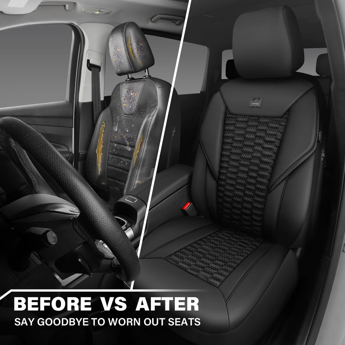 CAR PASS foam wing profile showing ergonomic side support benefits