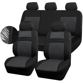 CAR PASS zipper access to fold-down cupholder for functional convenience