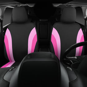 CAR PASS headrest cover detail highlighting reserved opening and neat fit