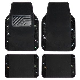 CAR PASS front mat overhead view showing full sparkle and coverage benefit