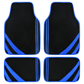 CAR PASS front packaging showing blue-edged mats and fit benefits