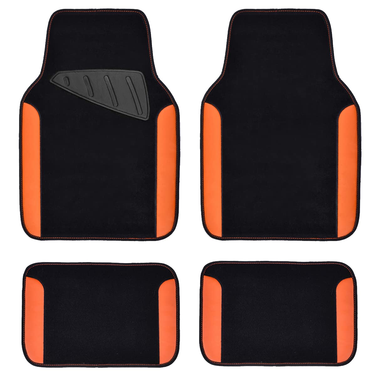 CAR PASS front packaging showing orange mats and full set benefits